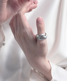 YArKA（ヤーカ）の「【YArKA/ヤーカ】quad 4layer volume ring [oasV4] / 4レイヤー甲丸ボリュームリング（リング）」