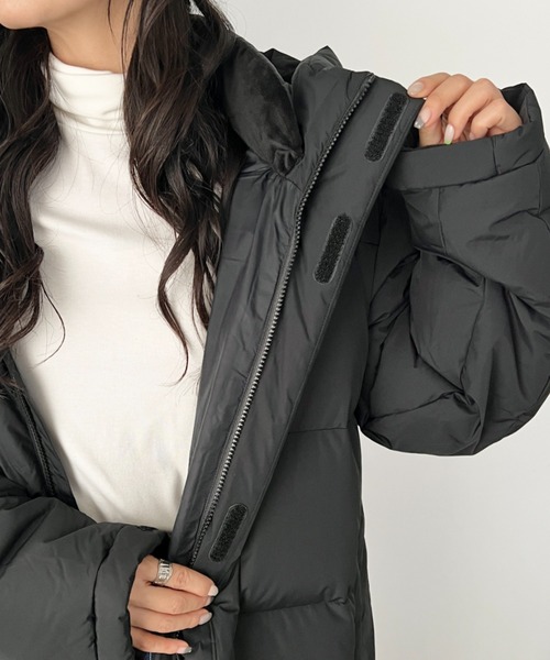 THE NORTH FACE（ザノースフェイス）の「THE NORTH FACE(ザ・ノースフェイス)/軽量 ロングダウンアウター ダウンジャケット/M'S GO FREE DOWN COAT A (RDS)（ダウンジャケット/コート・レディース・ブラック・XS/S/M/L/XL）」の6枚目の写真