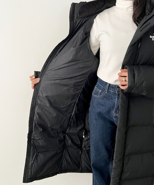 THE NORTH FACE（ザノースフェイス）の「THE NORTH FACE(ザ・ノースフェイス)/軽量 ロングダウンアウター ダウンジャケット/M'S GO FREE DOWN COAT A (RDS)（ダウンジャケット/コート・レディース・ブラック・XS/S/M/L/XL）」の7枚目の写真