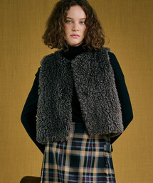 LE GLAZIK | エコファー ジレ WOMEN