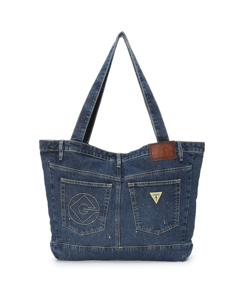 【即決歓迎】モノグラム デニム ケース as GUESS JEANS X Minions Denim Tote | GUESS(ゲス) JAPAN 公式