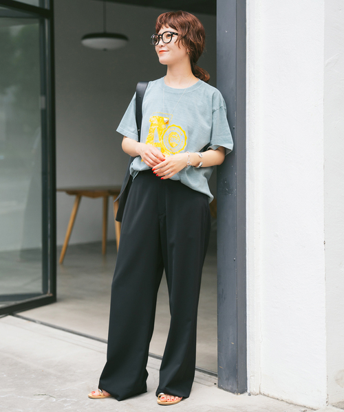 Spick & Span(スピックアンドスパン)の「《WEB限定 / 追加3》ドライストレッチイージーパンツ(スラックス・レディース・ベージュ/ブラック・34/40/38/36)」の4枚目の写真