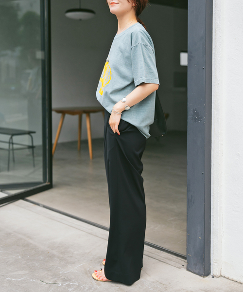 Spick & Span(スピックアンドスパン)の「《WEB限定 / 追加3》ドライストレッチイージーパンツ(スラックス・レディース・ベージュ/ブラック・34/40/38/36)」の15枚目の写真