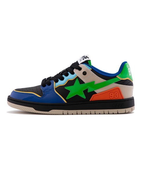 A BATHING APE(アベイシングエイプ)の「SK8 STA #1(スニーカー・メンズ・グリーン/レッド・8.5/12/9.5/7/10/9/11/13/8)」の3枚目の写真