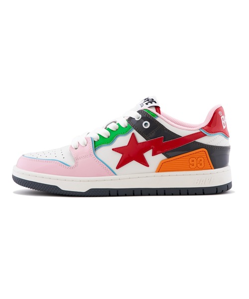 A BATHING APE(アベイシングエイプ)の「SK8 STA #1(スニーカー・メンズ・グリーン/レッド・8.5/12/9.5/7/10/9/11/13/8)」の4枚目の写真