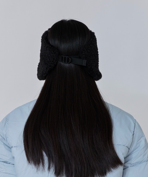 OVERRIDE(オーバーライド)の「OVERRIDE REC BOA FUR FLAPBAND SG / オーバーライド(ヘアバンド・レディース・ブルー/ブラック/ホワイト・57~59cm)」の21枚目の写真