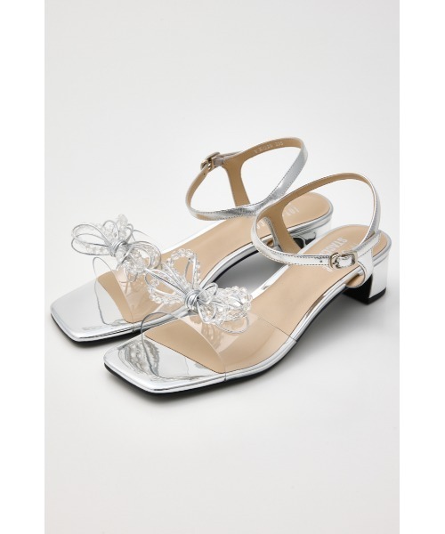STACCATO(スタッカート)の「ヌーディーバブルクリアサンダル(サンダル・レディース・シルバー・24.5cm/23.5cm/22.5cm)」の1枚目の写真