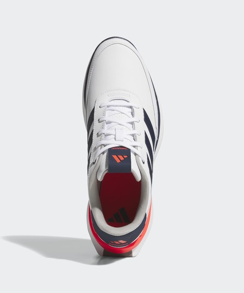 adidas（アディダス）の「S2G SL レザー 24 【adidas Golf/アディダスゴルフ】（スニーカー・メンズ・ホワイト×レッド・29.0cm/28.5cm/28.0cm/27.5cm/27.0cm/26.5cm/26.0cm/25.5cm/25.0cm/24.5cm）」の2枚目の写真
