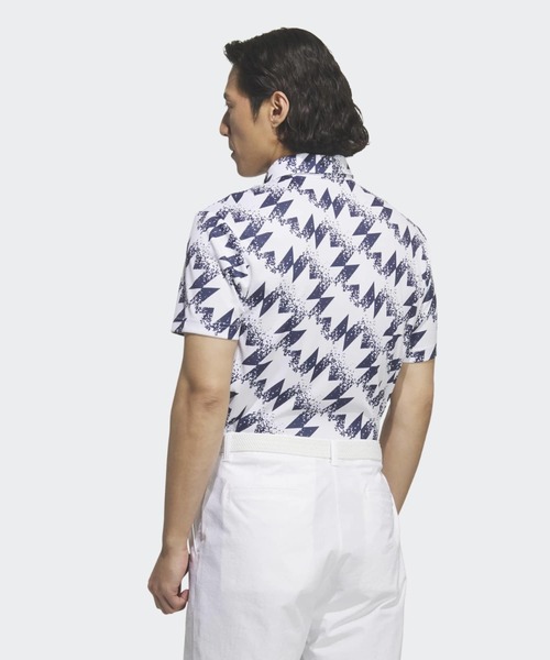 adidas(アディダス)の「AOP半袖ポロ【adidas Golf/アディダスゴルフ】(ポロシャツ・メンズ・ホワイト・SMALL/MEDIUM/LARGE/X-LARGE/XX-LARGE)」の3枚目の写真