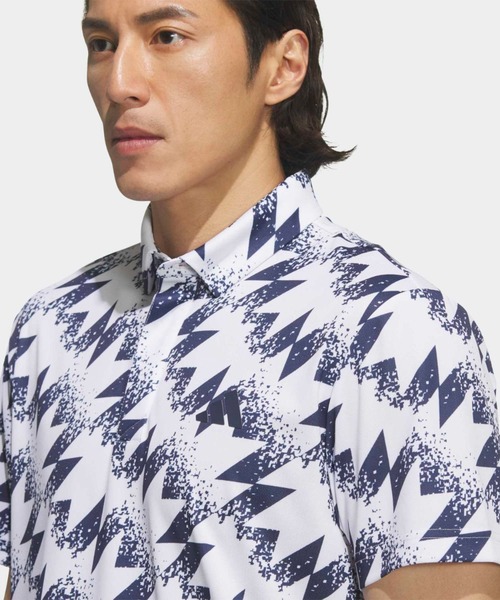 adidas(アディダス)の「AOP半袖ポロ【adidas Golf/アディダスゴルフ】(ポロシャツ・メンズ・ホワイト・SMALL/MEDIUM/LARGE/X-LARGE/XX-LARGE)」の7枚目の写真