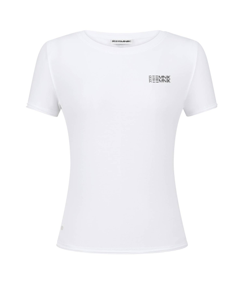 REEMNIK（リームニック）の「MUTE BLANK SHORT-SLEEVED T-SHIRT [WHITE]（Tシャツ/カットソー・レディース・ホワイト・MEDIUM/SMALL）」の10枚目の写真