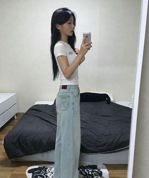 REEMNIK（リームニック）の「MUTE BLANK SHORT-SLEEVED T-SHIRT [WHITE]（Tシャツ/カットソー・レディース・ホワイト・MEDIUM/SMALL）」の4枚目の写真
