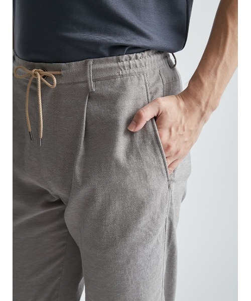 AOURE（アウール）の「リゾートイージーパンツ（スラックス・メンズ・ベージュ/オフホワイト/カーキ・LARGE/MEDIUM）」の16枚目の写真