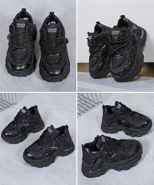 Miniministore(ミニミニストア)の「厚底スニーカーレディースダッドスニーカー(スニーカー・レディース・アイボリー/ブラック・24.0cm/23.5cm/24.5cm/23.0cm/25.0cm)」の18枚目の写真