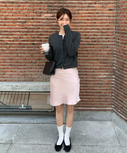 TTUDEMENT（トュードメント）の「DAILY WOOL KNIT CARDIGAN_CHARCOAL（カーディガン/ボレロ・レディース・その他・FREE）」の2枚目の写真