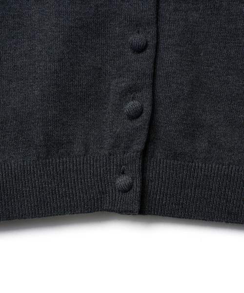 TTUDEMENT（トュードメント）の「DAILY WOOL KNIT CARDIGAN_CHARCOAL（カーディガン/ボレロ・レディース・その他・FREE）」の8枚目の写真