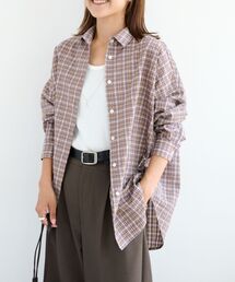 チェックシャツ