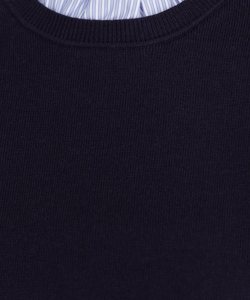 NATURAL BEAUTY BASIC(ナチュラルビューティーベーシック)の「ストライプフリルネックニット(ニット/セーター・レディース・グレー系その他/レッド系その他2/ネイビー系・FREE)」の15枚目の写真