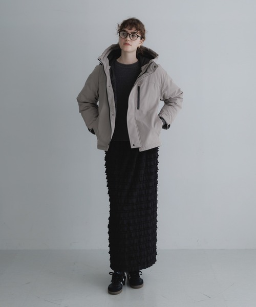 URBAN RESEARCH Sonny Label(アーバンリサーチサニーレーベル)の「フーディーダウンジャケット(ダウンジャケット/コート・レディース・オリーブ/グレー系その他/アイボリー/ブラック・FREE)」の6枚目の写真