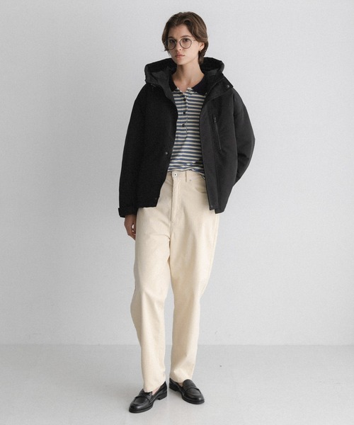 URBAN RESEARCH Sonny Label(アーバンリサーチサニーレーベル)の「フーディーダウンジャケット(ダウンジャケット/コート・レディース・オリーブ/グレー系その他/アイボリー/ブラック・FREE)」の10枚目の写真
