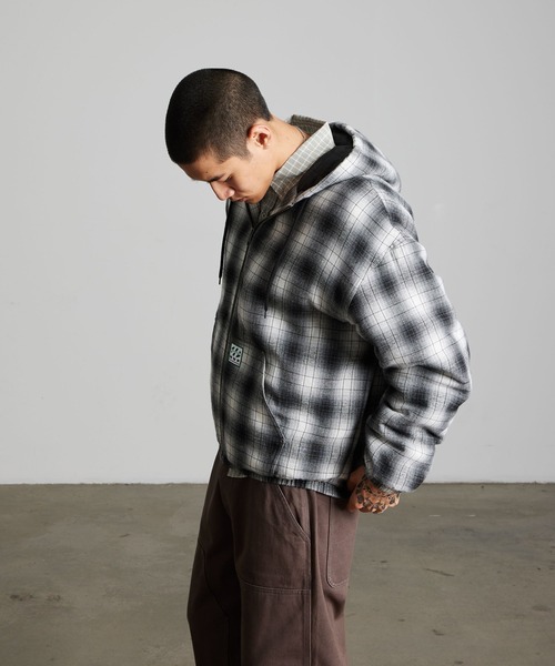 HUF(ハフ)の「DURANGO WORK JACKET(ブルゾン・メンズ・ダークブラウン/ブラック・XXL/XL/L/M/S)」の6枚目の写真