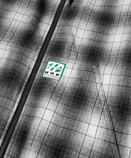 HUF(ハフ)の「DURANGO WORK JACKET(ブルゾン・メンズ・ダークブラウン/ブラック・XXL/XL/L/M/S)」の16枚目の写真