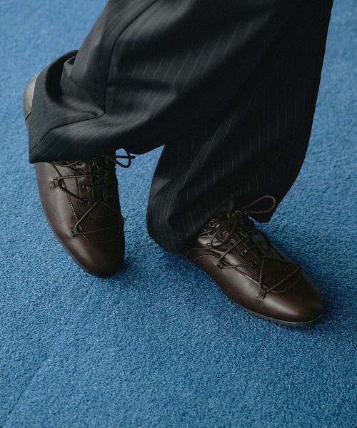 SELLE GLANT(セレグランテ)の「LOW PROFILE SNEAKERS / ロープロファイルスニーカー(スニーカー・メンズ・ダークブラウン/ブラック・MEDIUM/SMALL/LARGE)」の17枚目の写真