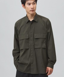 ティゴラ TIGORA 撥水長袖フラップポケットシャツ CORDURA(R)使用