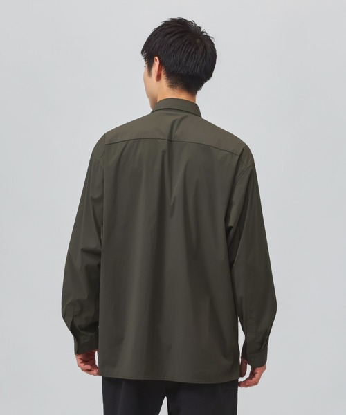 TIGORA(ティゴラ)の「ティゴラ TIGORA 撥水長袖フラップポケットシャツ CORDURA(R)使用(シャツ/ブラウス・メンズ・カーキ/ネイビー/ブラック・S/M/L/LL/3L)」の9枚目の写真
