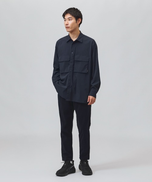 TIGORA(ティゴラ)の「ティゴラ TIGORA 撥水長袖フラップポケットシャツ CORDURA(R)使用(シャツ/ブラウス・メンズ・カーキ/ネイビー/ブラック・S/M/L/LL/3L)」の7枚目の写真