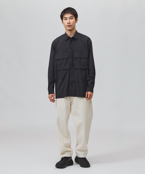 TIGORA(ティゴラ)の「ティゴラ TIGORA 撥水長袖フラップポケットシャツ CORDURA(R)使用(シャツ/ブラウス・メンズ・カーキ/ネイビー/ブラック・S/M/L/LL/3L)」の12枚目の写真