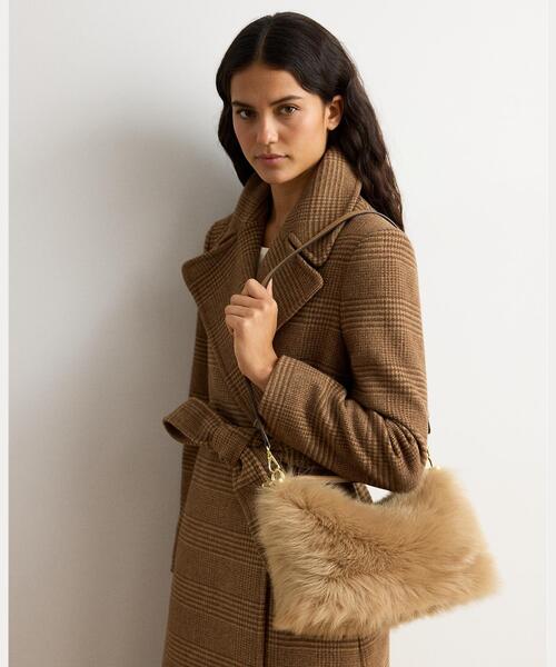 LAUREN RALPH LAUREN(ローレン ラルフ ローレン)の「シアリング スモール Blaike ショルダー バッグ(ショルダーバッグ・レディース・ブラウン系5・ONE)」の6枚目の写真