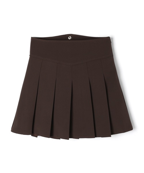 M DOLLY(エムドリー)の「Solene gold button pleats skirt / ソレーヌゴールドボタンプリーツスカート(スカート・レディース・グレー/ブラウン・M/S)」の20枚目の写真