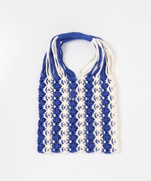 THE GOODLAND MARKET(ザグッドランドマーケット)の「PROJECT 1000 MACRAME NET(ハンドバッグ・レディース・レッド/オリーブ/ピンク/ブルー・ONE)」の16枚目の写真