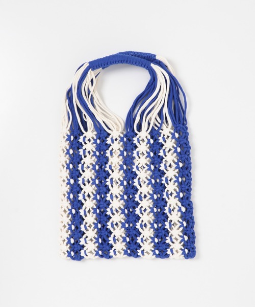 THE GOODLAND MARKET(ザグッドランドマーケット)の「PROJECT 1000 MACRAME NET(ハンドバッグ・レディース・レッド/オリーブ/ピンク/ブルー・ONE)」の17枚目の写真