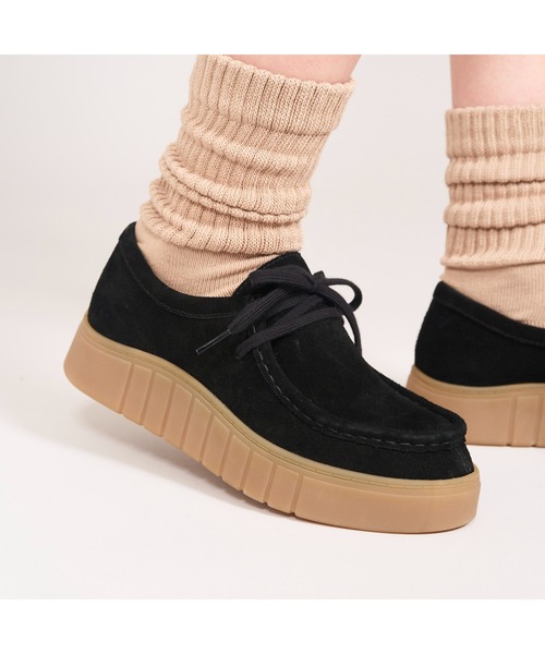 Clarks(クラークス)の「Mykah Beat/マイカビート(ブラックスエード)(モカシン/デッキシューズ・レディース・ブラック・UK5/UK5.5/UK6/UK3/UK3.5/UK4/UK4.5)」の15枚目の写真