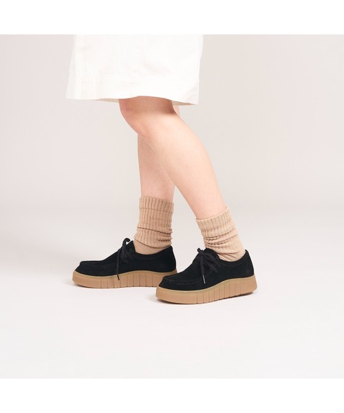 Clarks(クラークス)の「Mykah Beat/マイカビート(ブラックスエード)(モカシン/デッキシューズ・レディース・ブラック・UK5/UK5.5/UK6/UK3/UK3.5/UK4/UK4.5)」の12枚目の写真