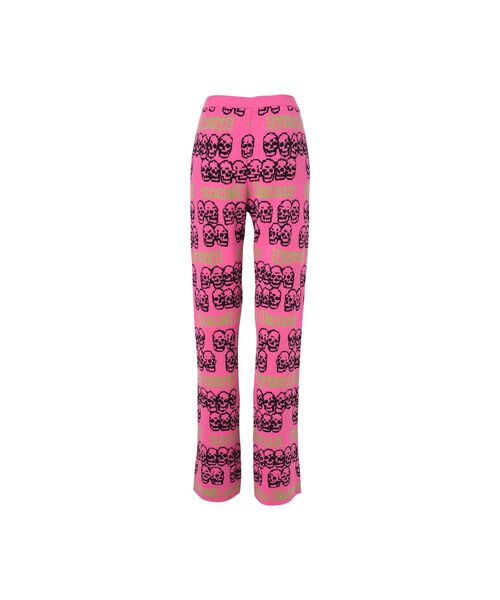 HYSTERIC GLAMOUR(ヒステリックグラマー)の「SKULL STRIPE柄ジャカード パンツ(その他パンツ・レディース・ピンク系その他/ブラウン系その他/ブラック系その他・FREE)」の4枚目の写真