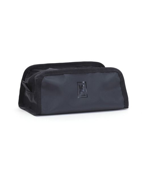 CHROME / クローム ］ZIPPER POUCH BLKX_BLACK X / ジッパー ポーチ
