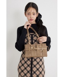 rienda | ギャザーデザインバッグ 秋服(ハンドバッグ)