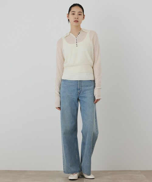 Diagram(ダイアグラム)の「アルパカポロニットトップ(ニット/セーター・レディース・エンジ/オリーブ/キナリ・36)」の17枚目の写真