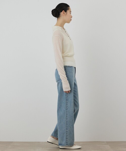 Diagram(ダイアグラム)の「アルパカポロニットトップ(ニット/セーター・レディース・エンジ/オリーブ/キナリ・36)」の18枚目の写真