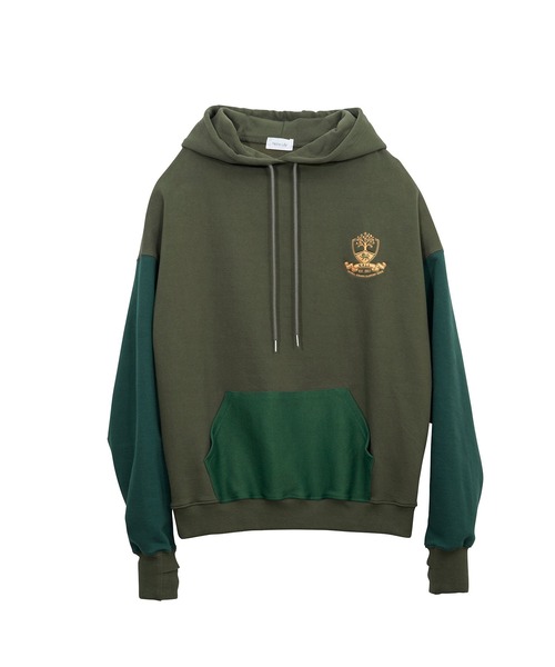 Nora Lily(ノラリリー)の「【Nora Lily】College Logo Bi Pullover Hoodie(パーカー・レディース・ダークグレー/カーキ/ブルー・FREE)」の20枚目の写真