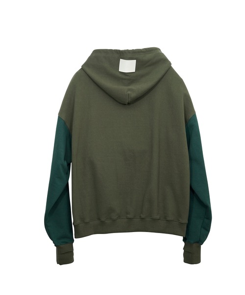 Nora Lily(ノラリリー)の「【Nora Lily】College Logo Bi Pullover Hoodie(パーカー・レディース・ダークグレー/カーキ/ブルー・FREE)」の21枚目の写真