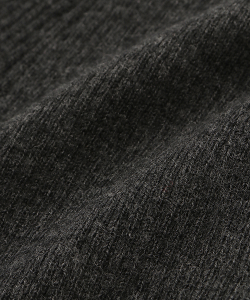 AP STUDIO(エーピーストゥディオ)の「Soft rib Beanie(ニットキャップ/ビーニー・レディース・グレー/ブラック・FREE)」の10枚目の写真