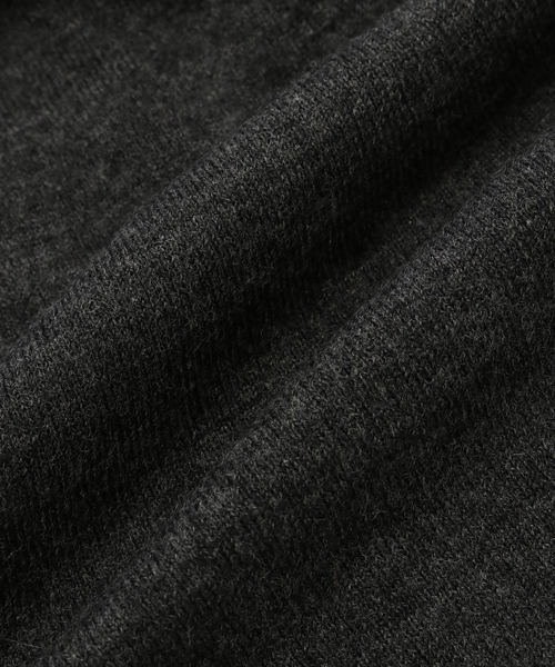AP STUDIO(エーピーストゥディオ)の「Soft rib Beanie(ニットキャップ/ビーニー・レディース・グレー/ブラック・FREE)」の3枚目の写真