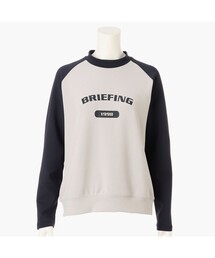 【BRIEFING GOLF/ブリーフィングゴルフ】WOMEN’S COLLEGE LOGO LS HIGHNECK (リラックスフィット)