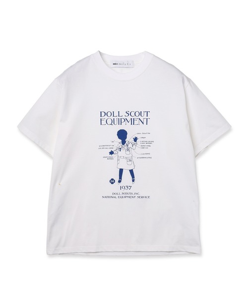 mintdesigns(ミントデザインズ)の「Doll Scout Equipment T-Shirt(Tシャツ/カットソー・レディース・ホワイト/ブラック・2/5)」の11枚目の写真
