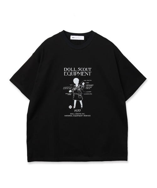 mintdesigns(ミントデザインズ)の「Doll Scout Equipment T-Shirt(Tシャツ/カットソー・レディース・ホワイト/ブラック・2/5)」の13枚目の写真