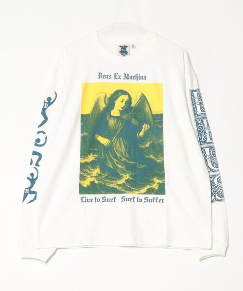 DEUS EX MACHINA(デウスエクスマキナ)の「Deus Ex Machina/デウス・エクス・マキナ/SWELL MAPS OS LS TEE/VINTAGE WHITE(Tシャツ/カットソー・メンズ・ホワイト・L/M/S)」の1枚目の写真